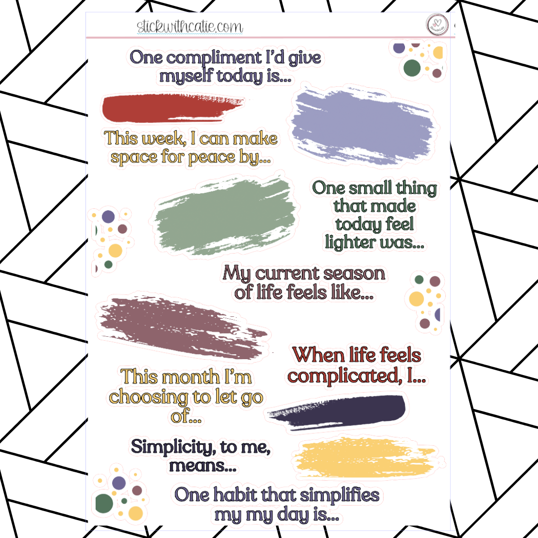 Beauty In Simplicity Sticker Pack