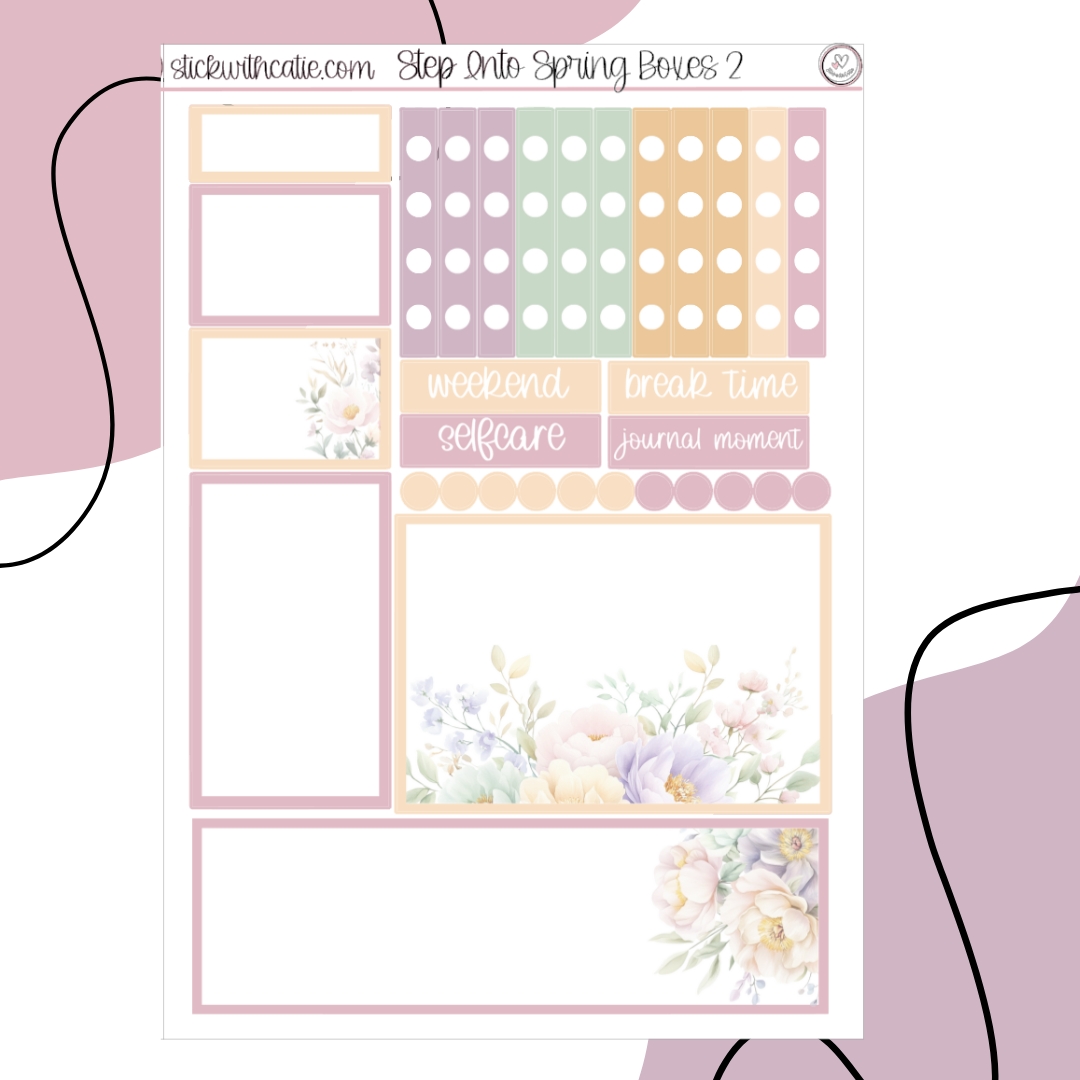 Step Into Spring Sticker Pack