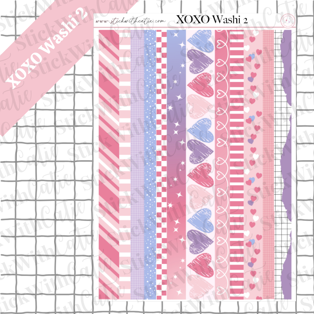 XOXO Sticker Sheets