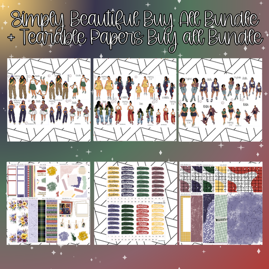 Beauty In Simplicity Full Collection Buy All Bundle + Tearable Papers