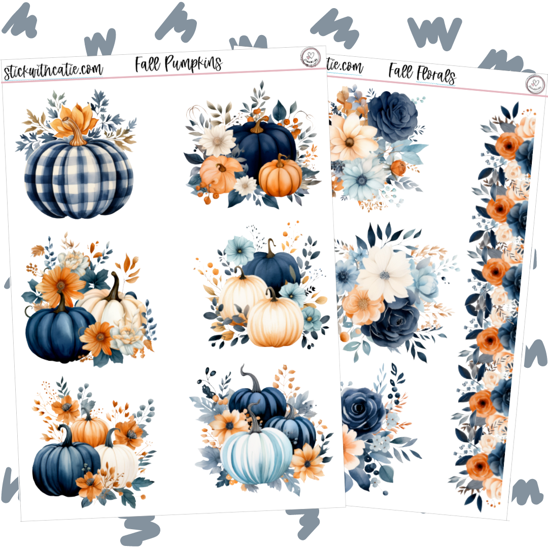 Fall Pumpkins & Florals