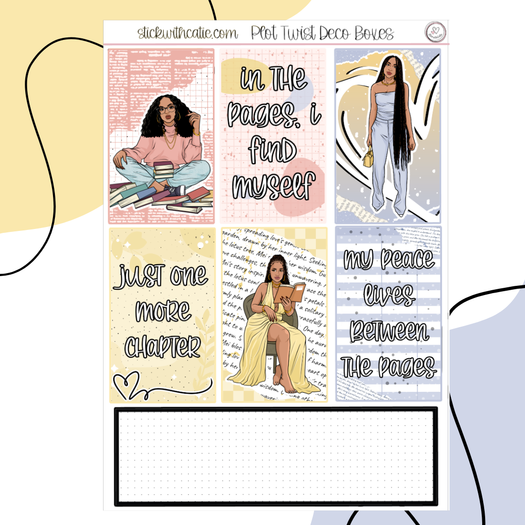 Plot Twist Sticker Pack