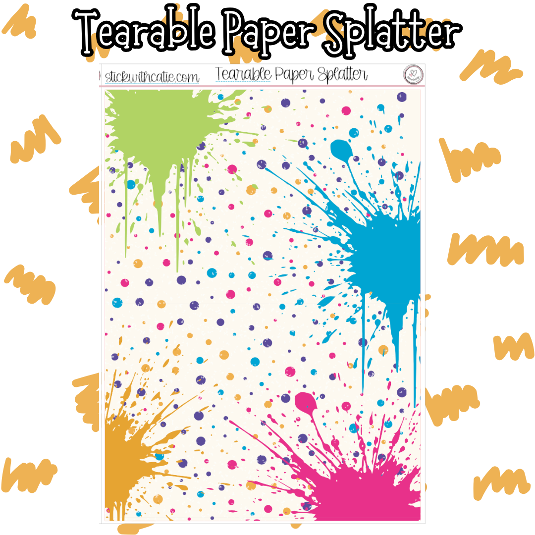 Tearable Paper Splatter