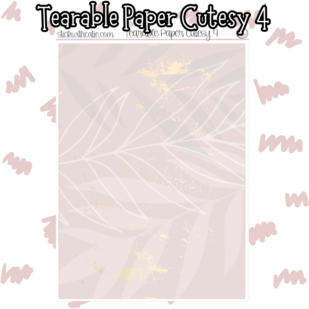 Celebrate Tearable Paper Cutesy 4