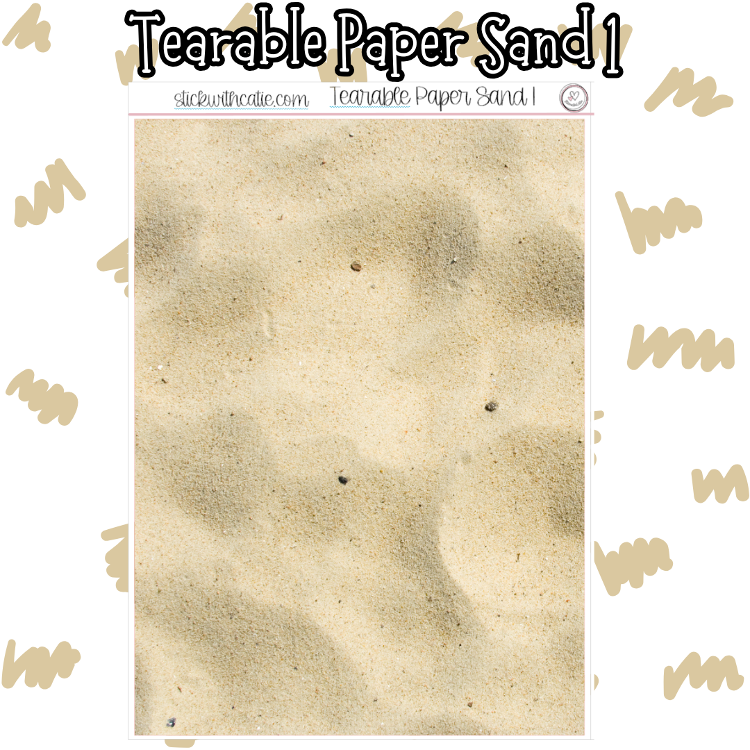 Sunkissed Tearable Paper Sand 1