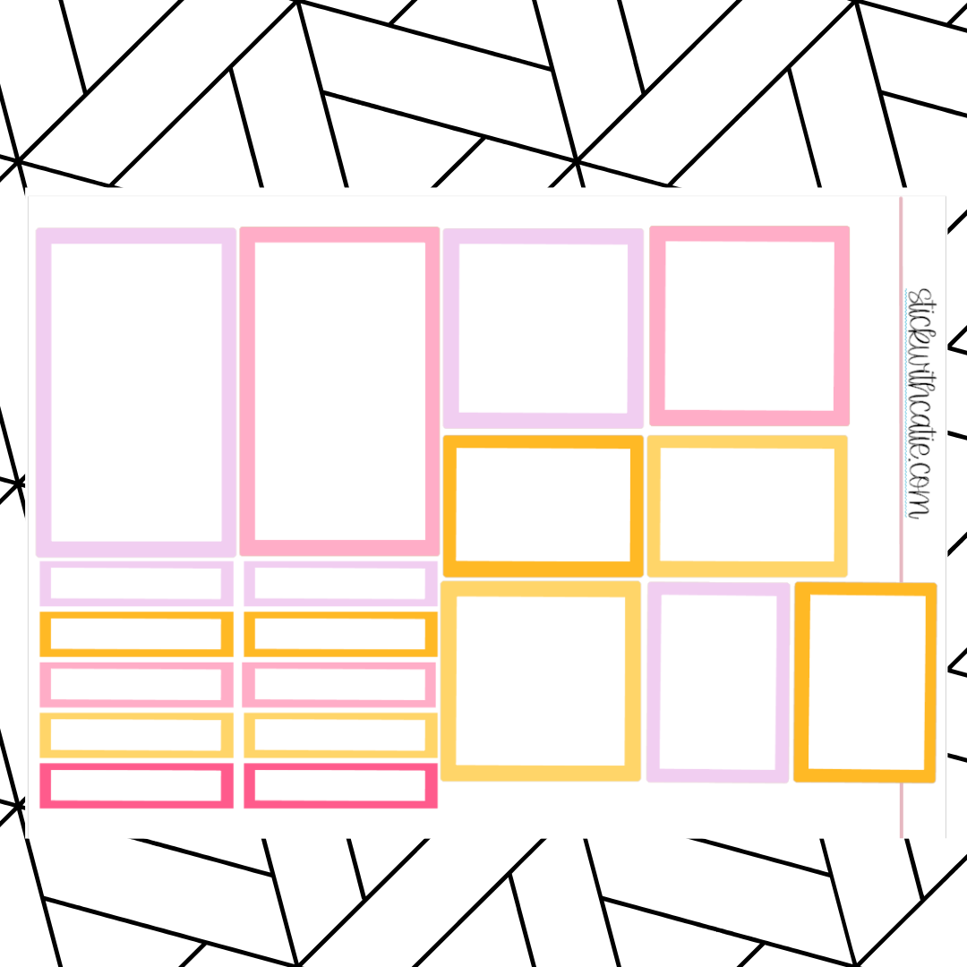 Planner Friends Colorful Boxes