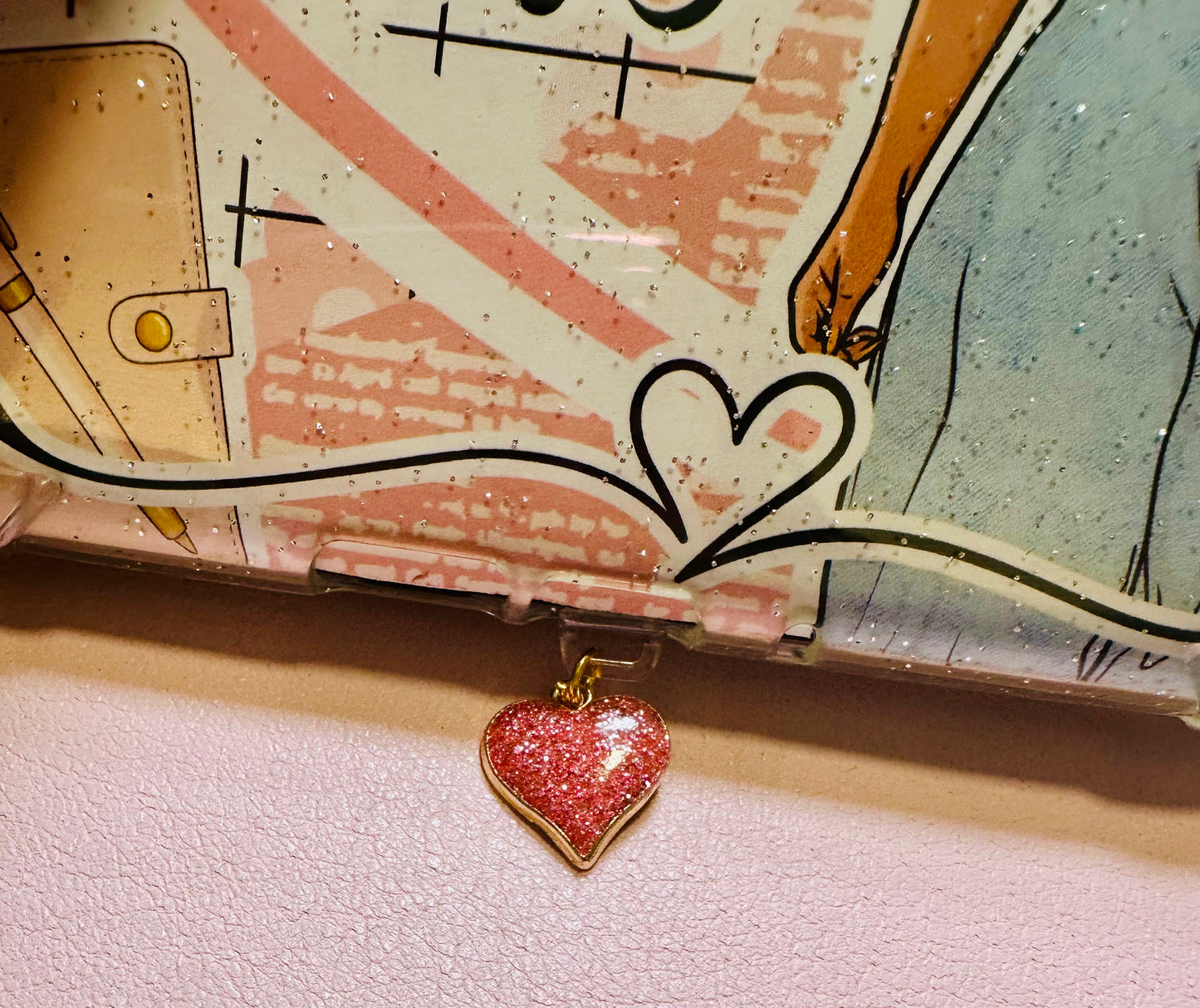 Type-C Heart Dust Charm