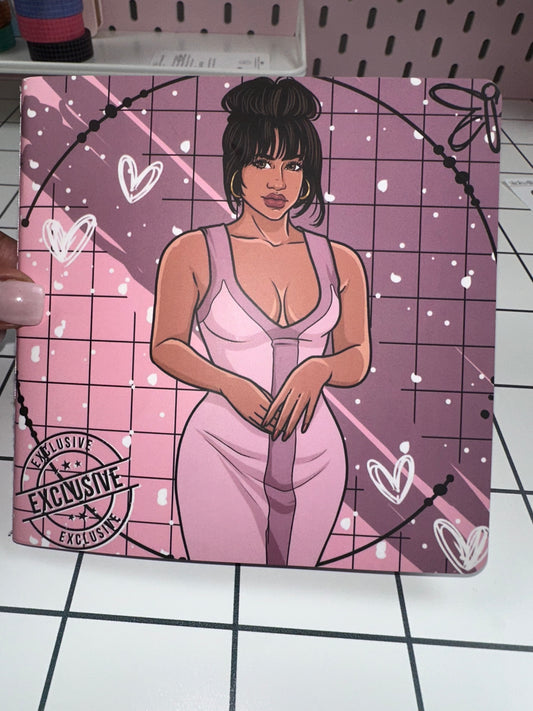 Aubrey Dot Grid Square Journal