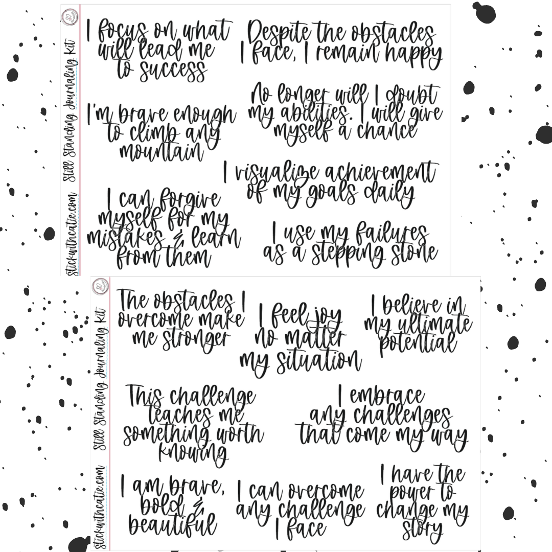 Still Standing Affirmations