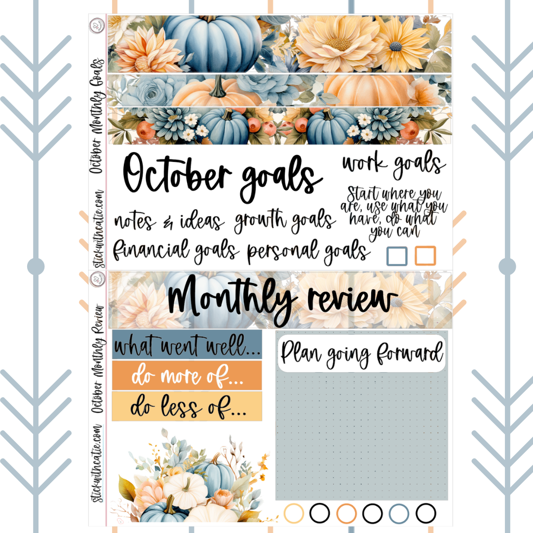 October Goals Kit