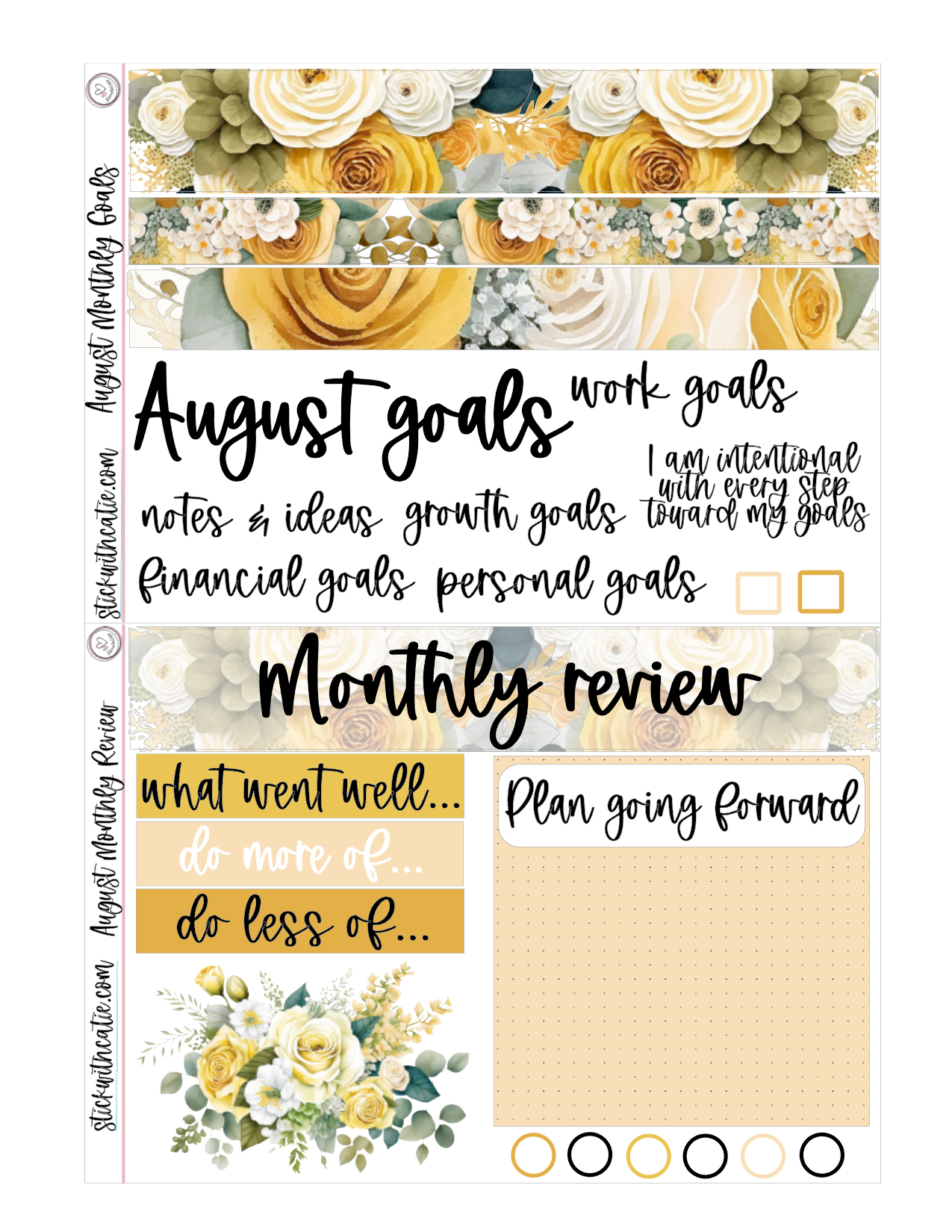 August Goals Kit