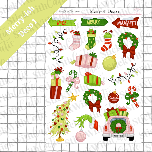 Merry-Ish Sticker Sheets