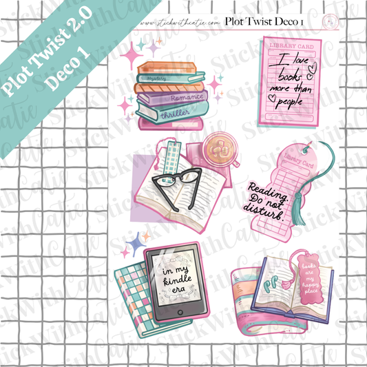Plot Twist 2.0 Sticker Sheets