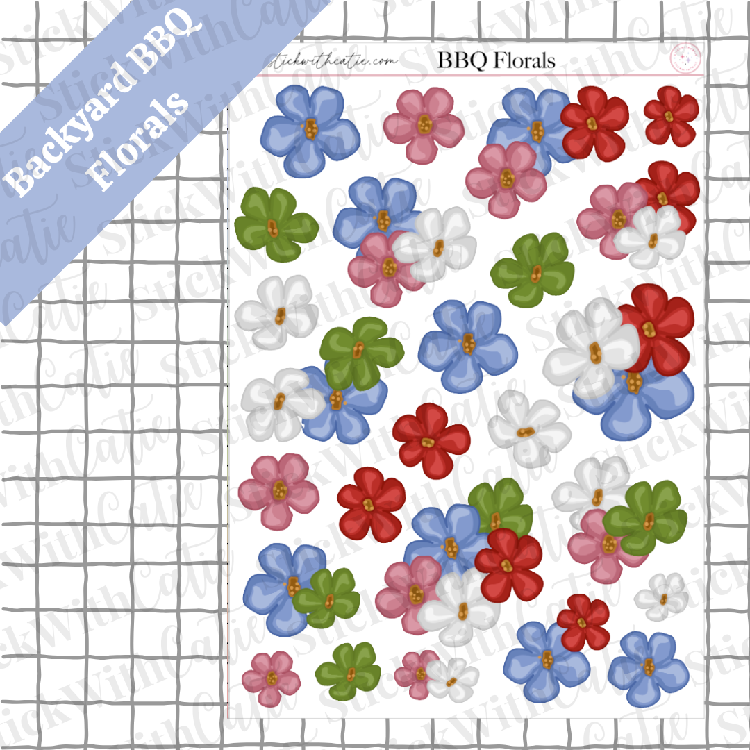 Backyard BBQ Sticker Sheets