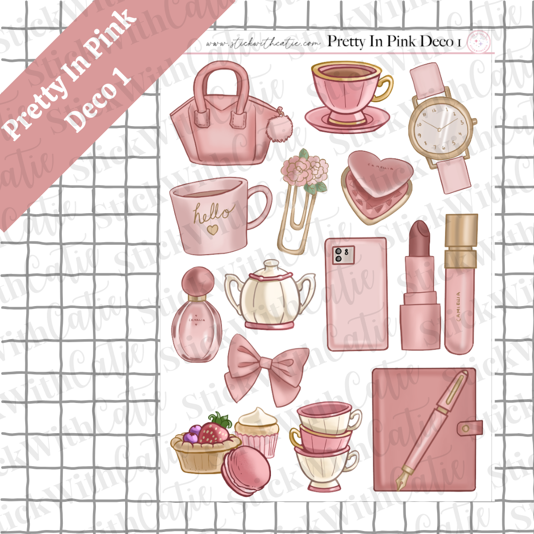 Pretty In Pink Sticker Sheets