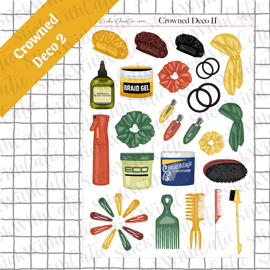 Crowned Sticker Sheets