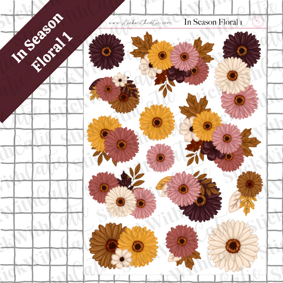 In Season Sticker Sheets