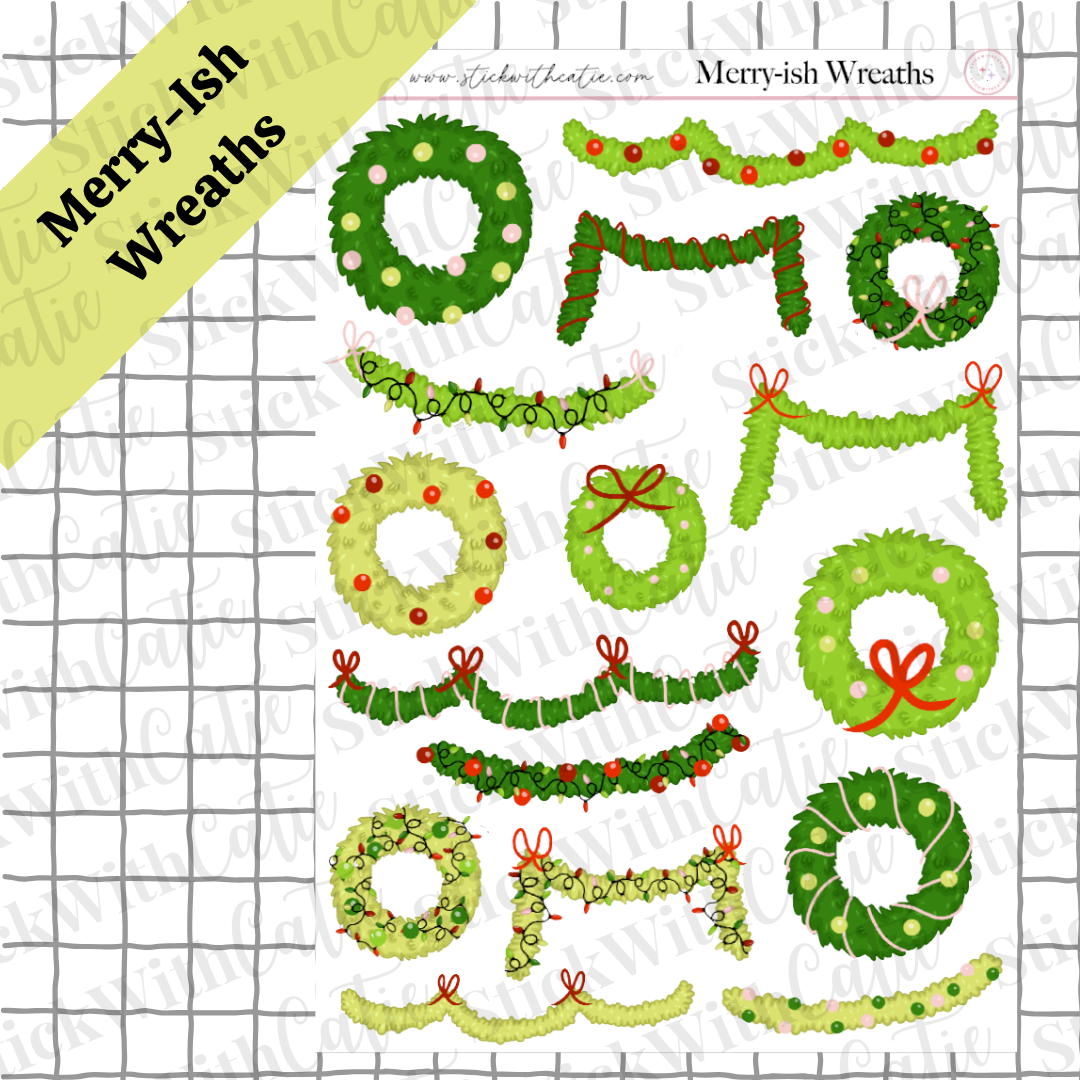 Merry-Ish Sticker Sheets
