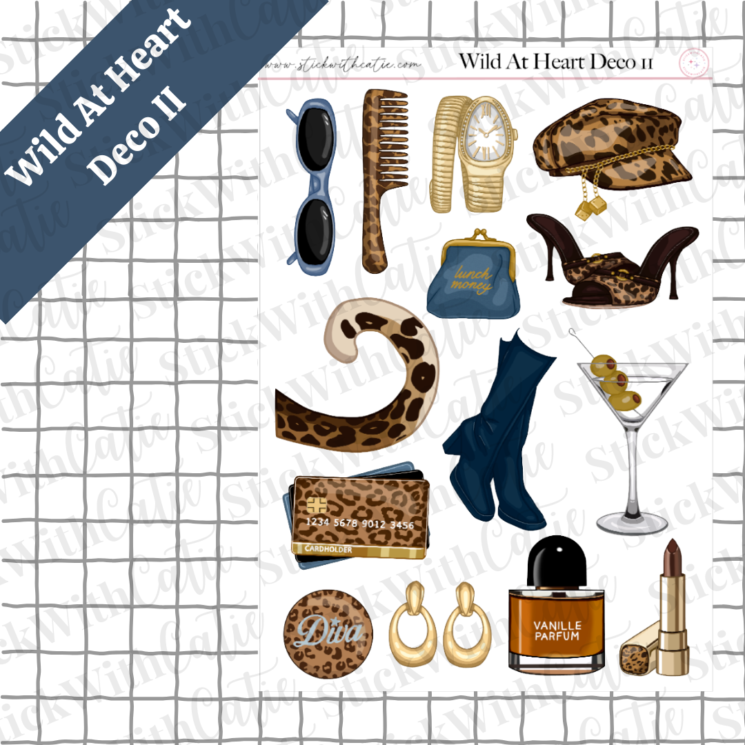Wild At Heart Sticker Sheets