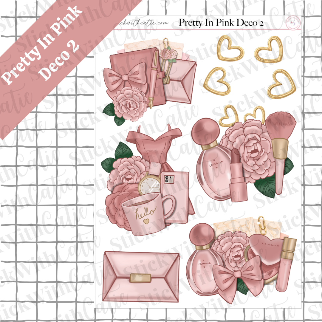 Pretty In Pink Sticker Sheets