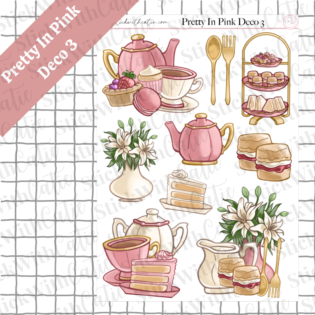 Pretty In Pink Sticker Sheets
