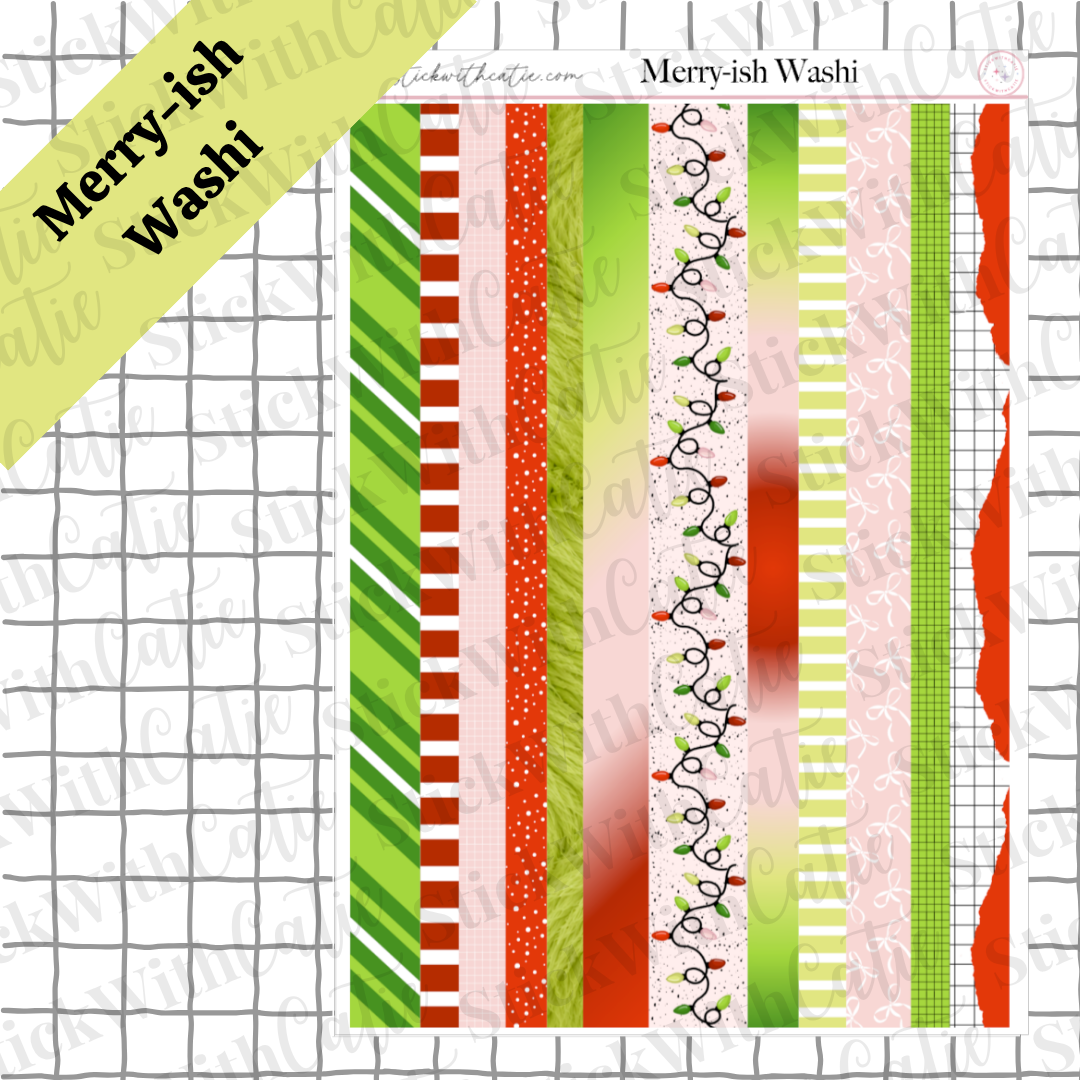 Merry-Ish Sticker Sheets