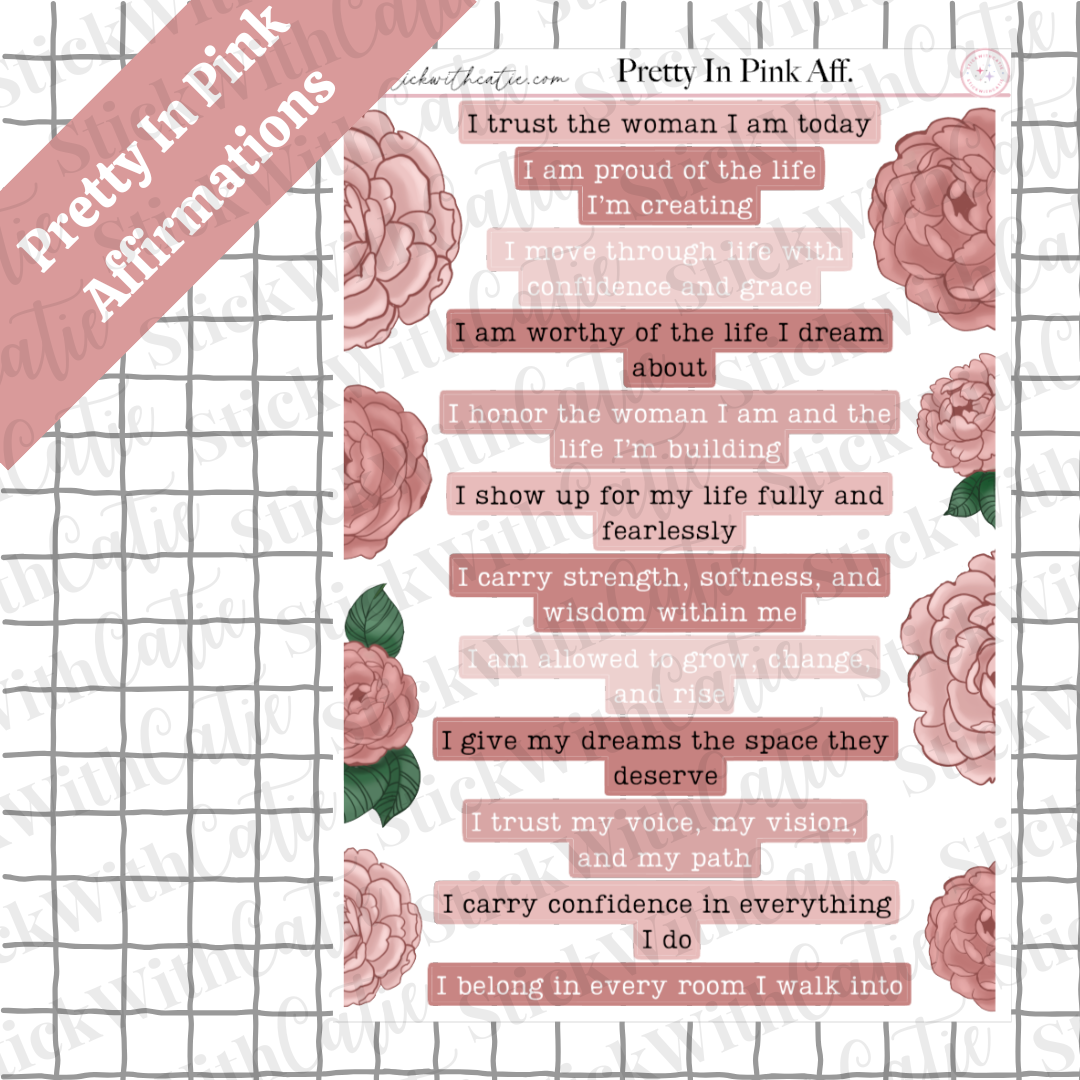 Pretty In Pink Sticker Sheets