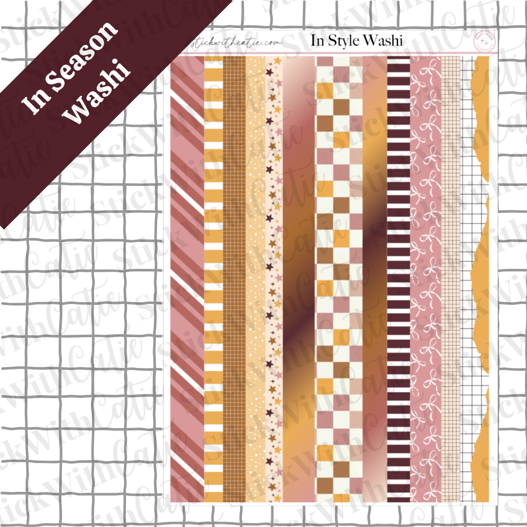 In Season Sticker Sheets