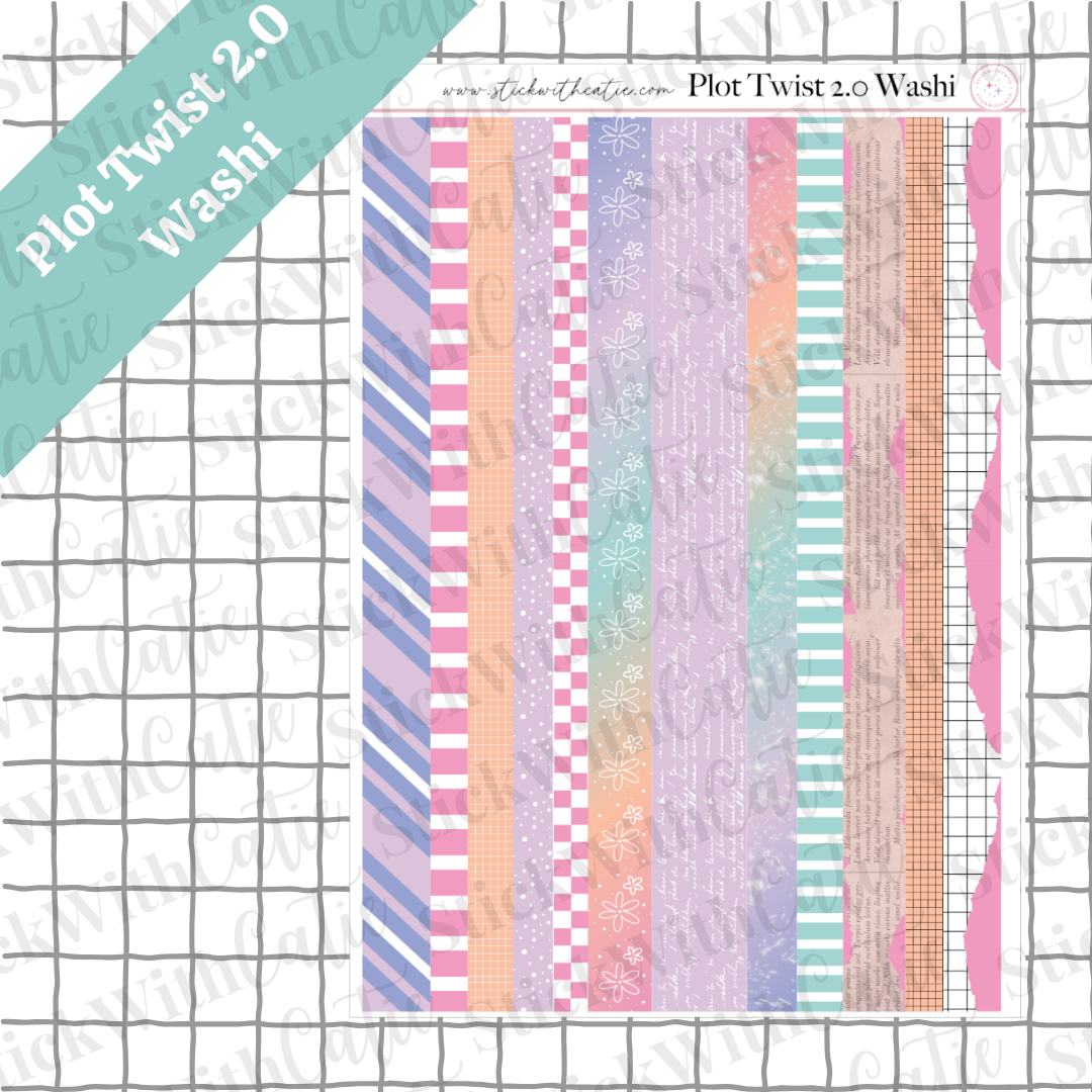 Plot Twist 2.0 Sticker Sheets