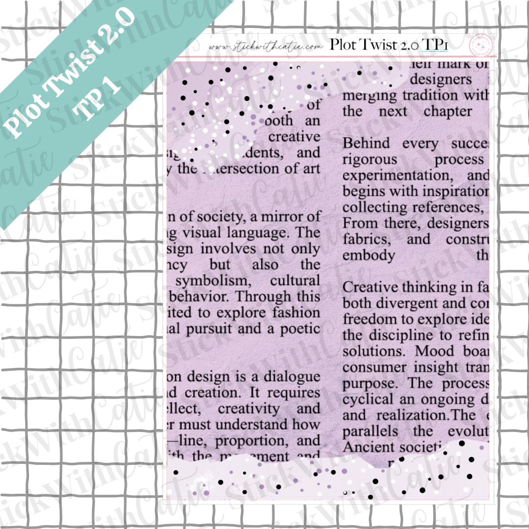 Plot Twist 2.0 Tearable Paper