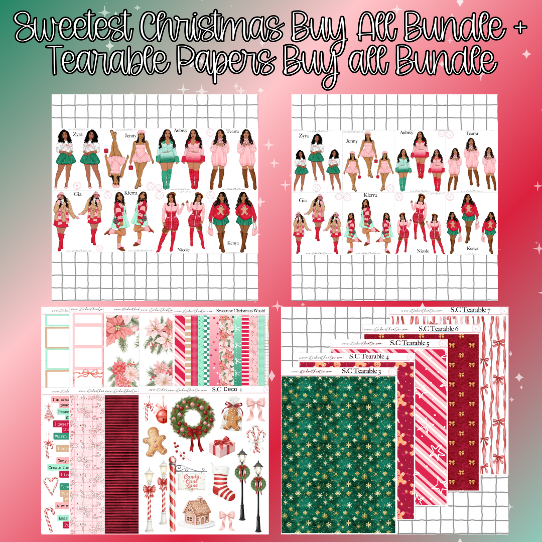 The Sweetest Christmas Full Collection Buy All Bundle + Tearable Papers (Copy)