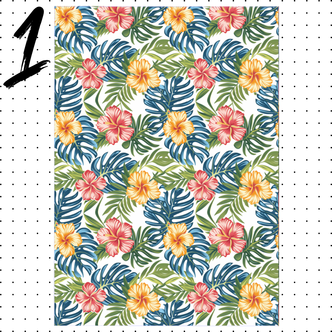 Summer Patterned Sticker Sheet