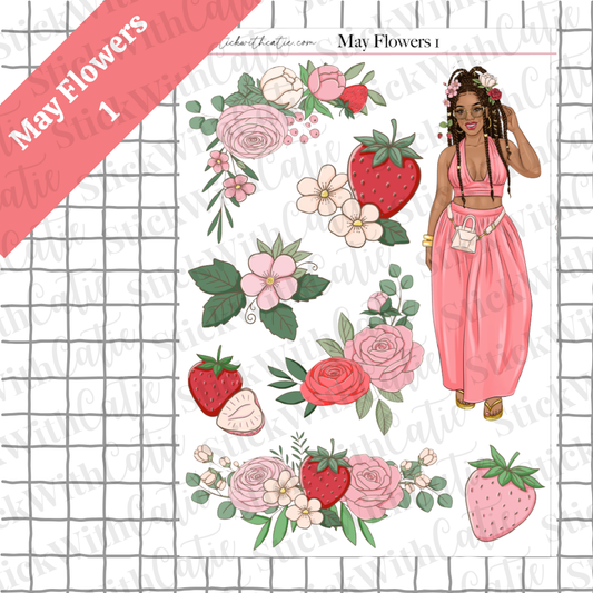 May Flowers Sticker Sheets