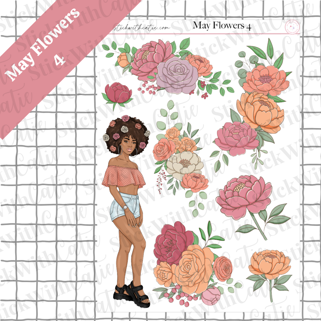 May Flowers Sticker Sheets