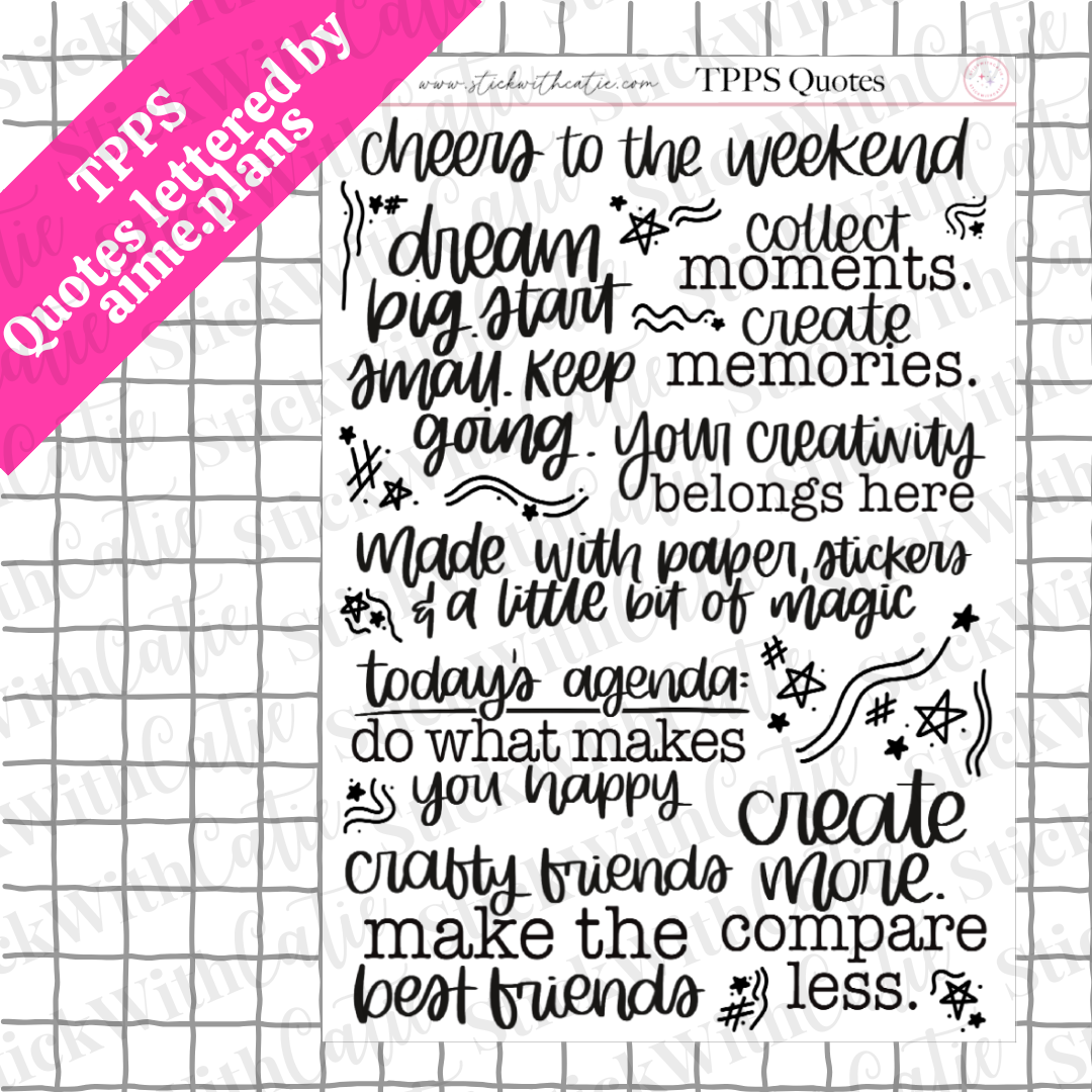 TPPS Sticker Sheets
