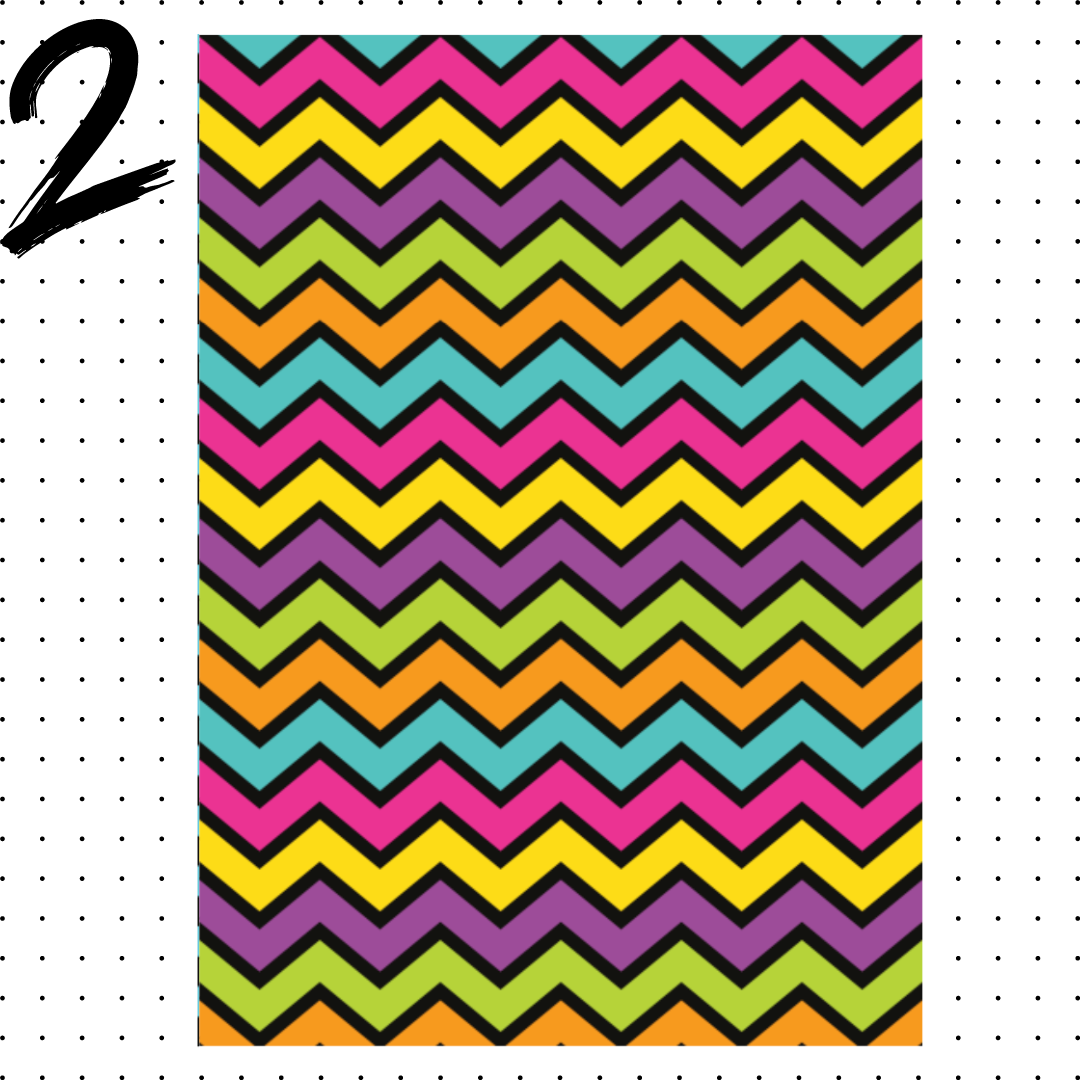 Summer Jam Patterned Sticker Paper