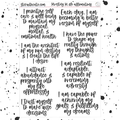 Investing In Me Affirmations