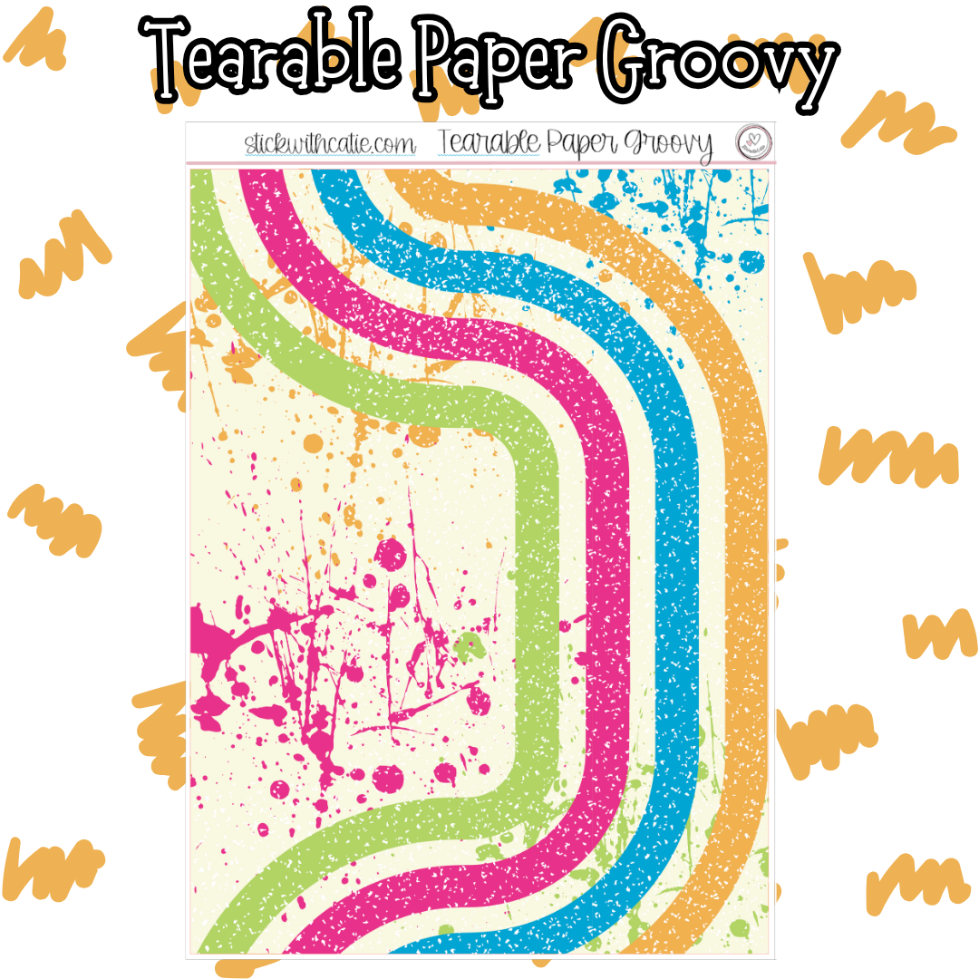 Tearable Paper Groovy