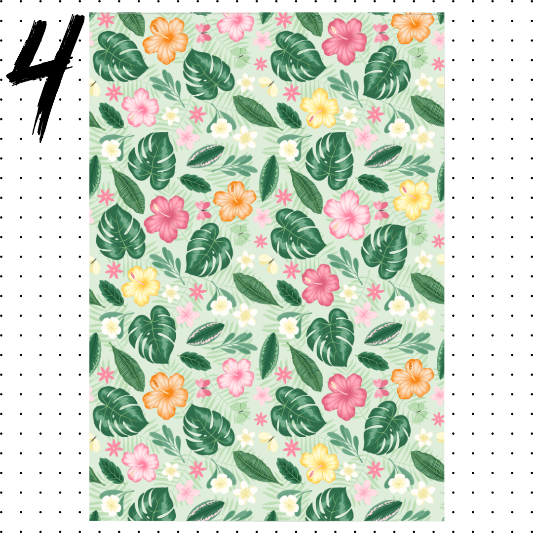 Summer Patterned Sticker Sheet