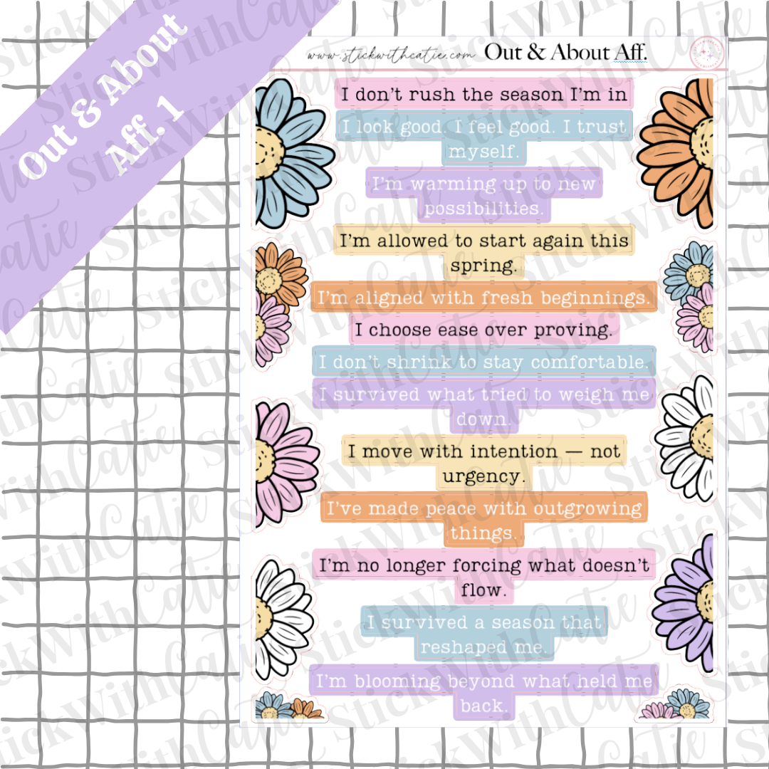 Out & About Sticker Sheets