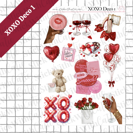 XOXO Sticker Sheets