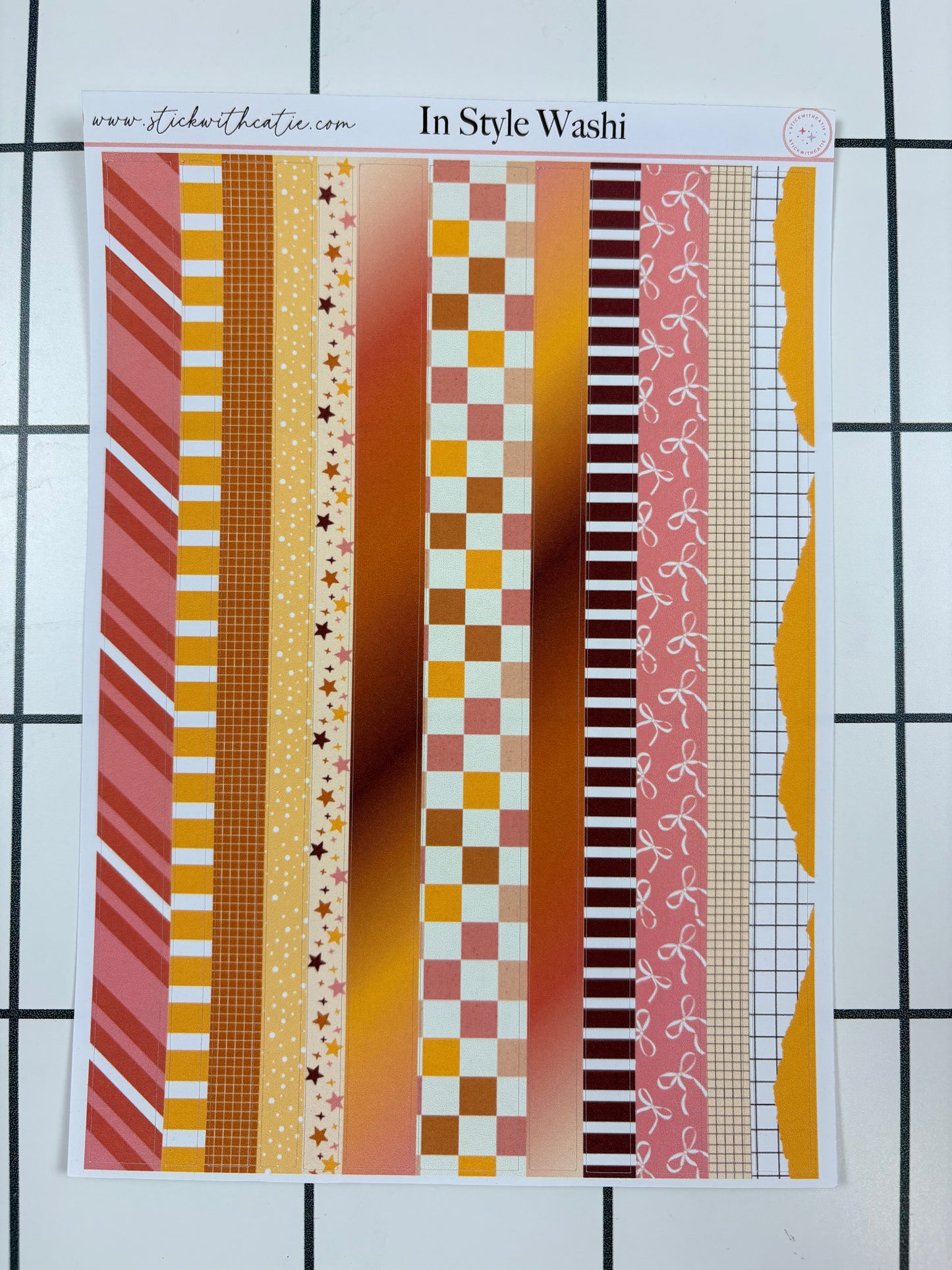 In Style Sticker Sheets
