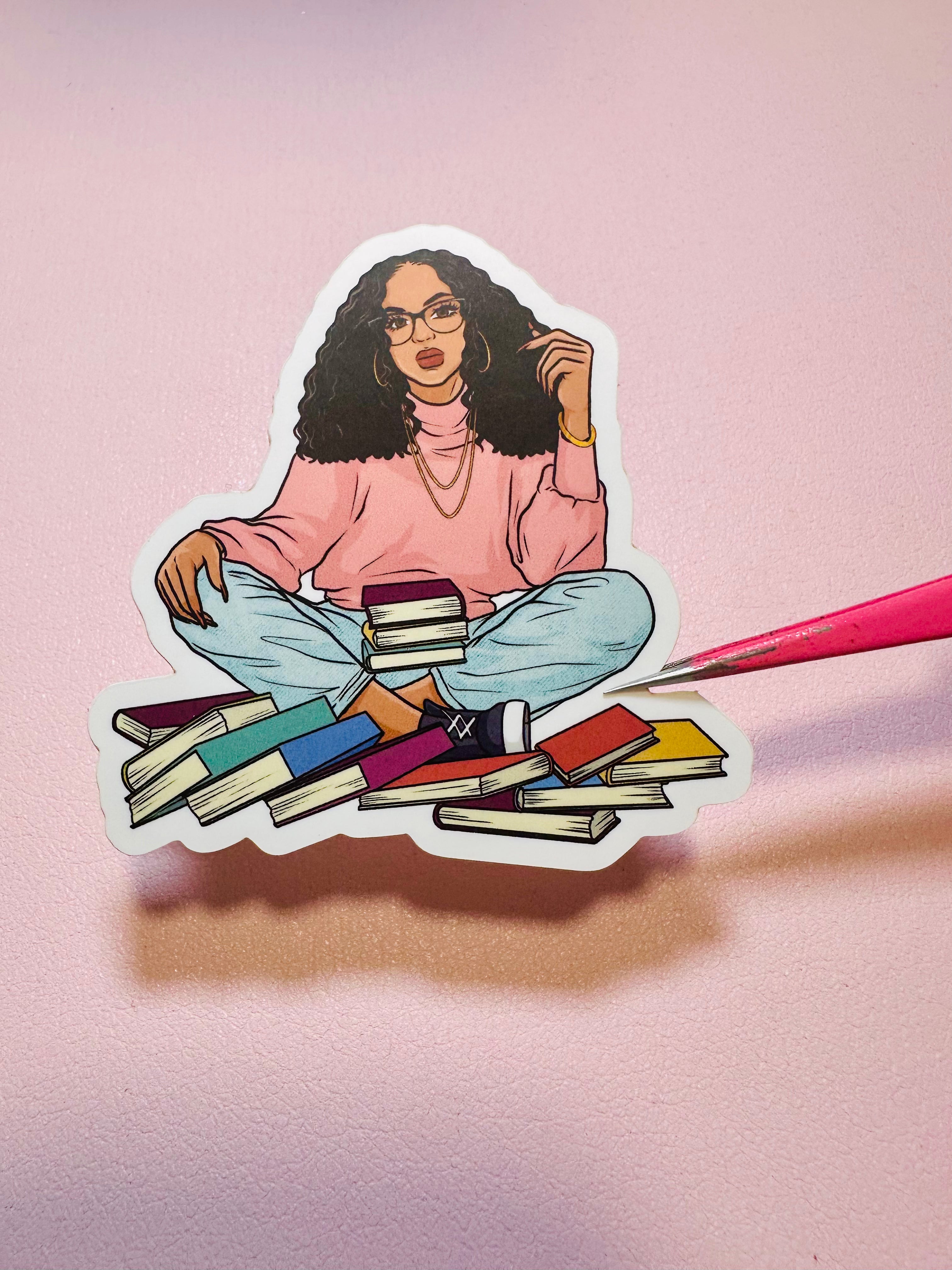 Plot Twist Vinyl Die Cut Stickers – StickWithCatie