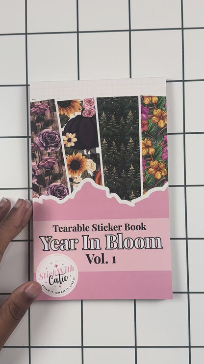 Year In Bloom Vol. 1 Tearable Sticker Book