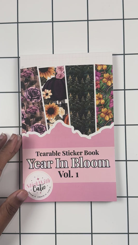 Year In Bloom Vol. 1 Tearable Sticker Book