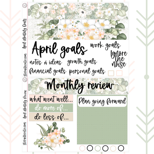 April Goals Kit